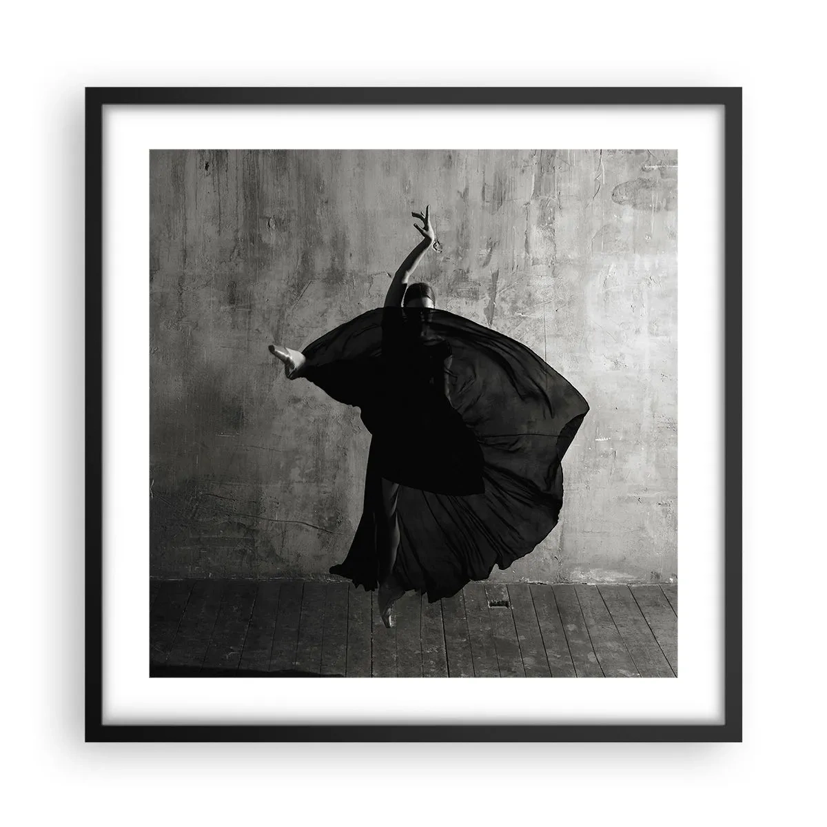 Poster in cornice nera - Fasce piene di passione - 50x50 cm
