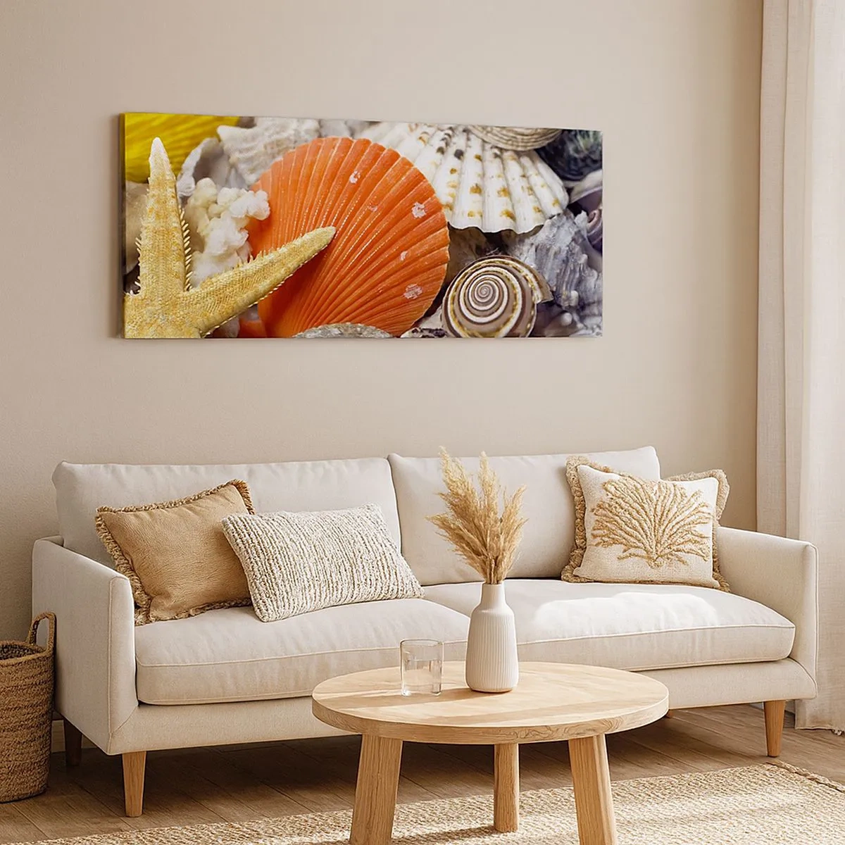 Quadro su tela - Stampe su Tela - Tesori dell'oceano - 100x40 cm