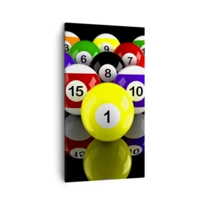 Quadro su tela - Stampe su Tela - I diversi colori del gioco - 45x80 cm