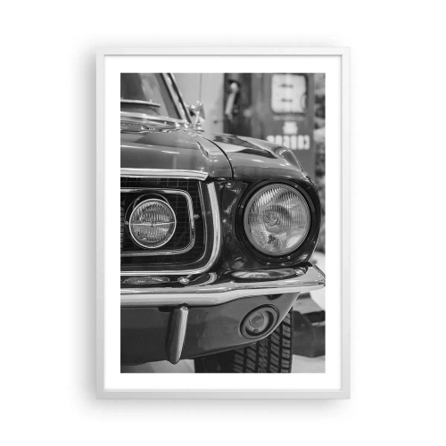 Poster in cornice bianca - A rotta di collo - 50x70 cm