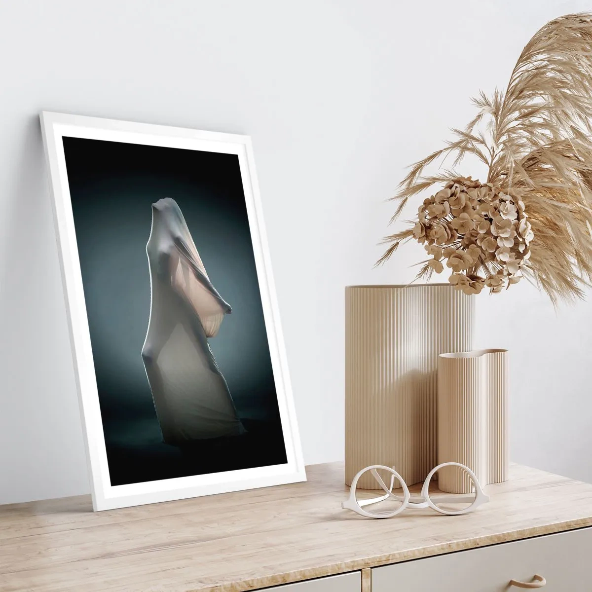 Poster in cornice bianca - Desideri nascosti - 40x50 cm