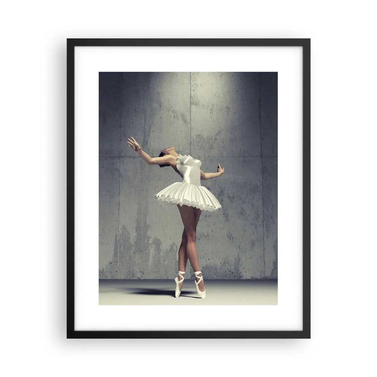 Poster in cornice nera - Leggero come un uccello - 40x50 cm