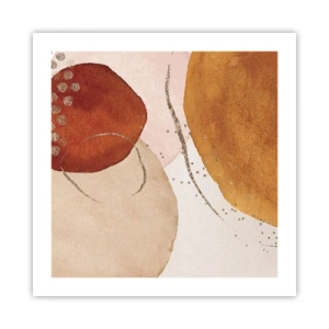 Poster - Rotondità e movimento - 50x50 cm