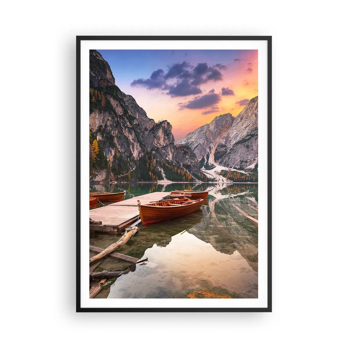 Poster in cornice nera - La promessa del giorno - 70x100 cm