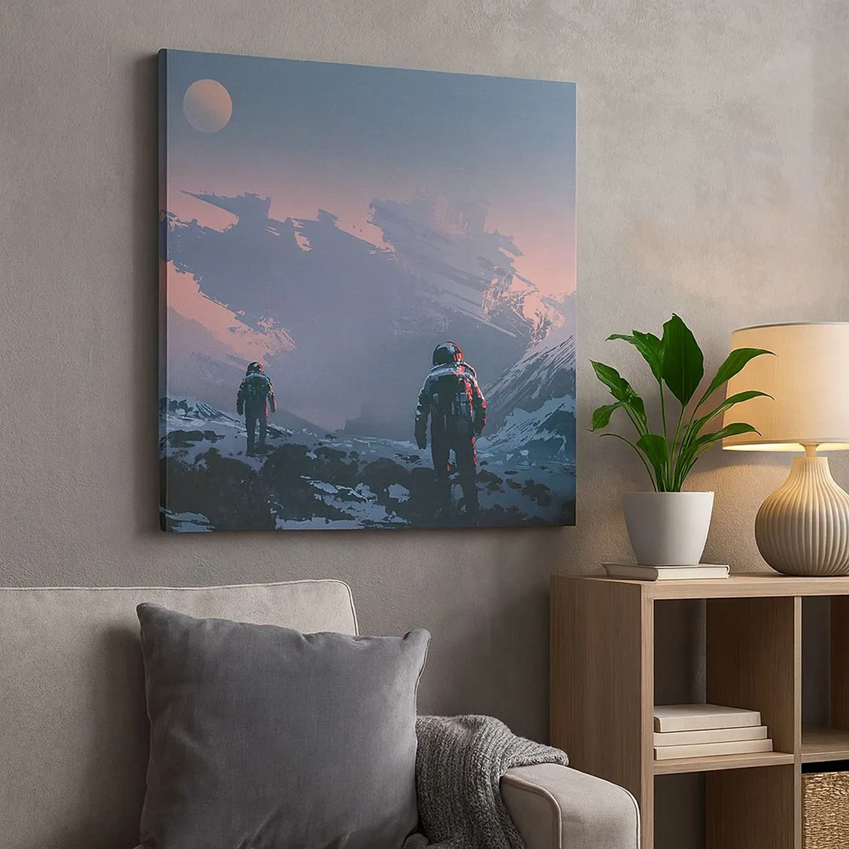 Quadro su tela - Stampe su Tela - Sotto una stella sconosciuta - 30x30 cm