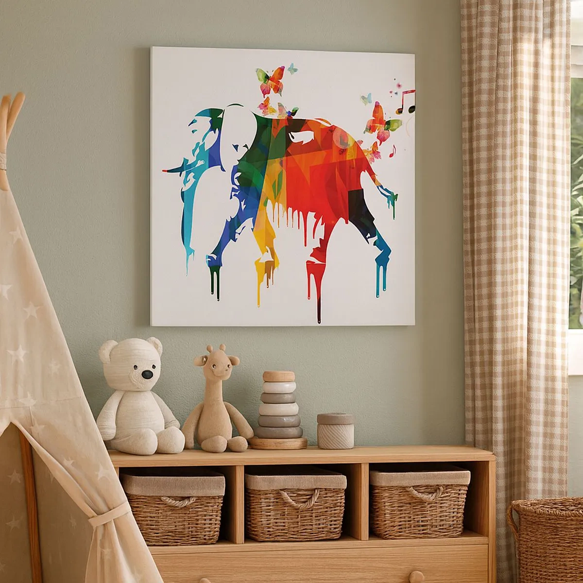 Quadro su tela - Stampe su Tela - Ognuno può ballare - 30x30 cm