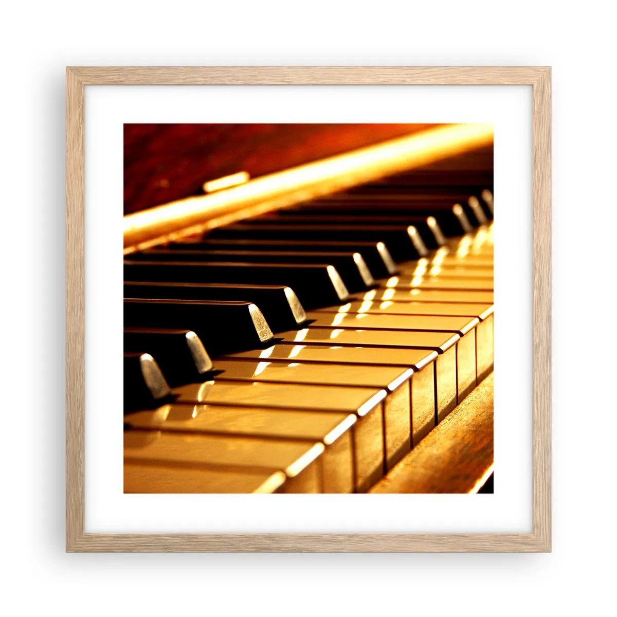 Poster in cornice rovere chiaro - Possibilità illimitate - 40x40 cm