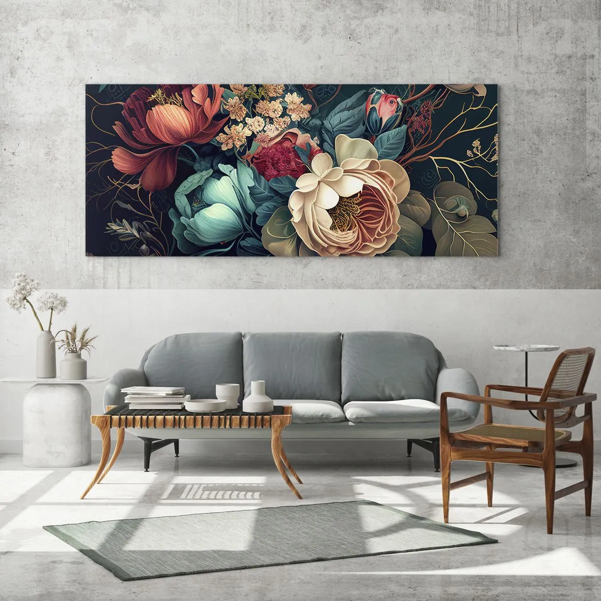 Quadro su vetro - Il fascino del 19esimo secolo - 100x40 cm