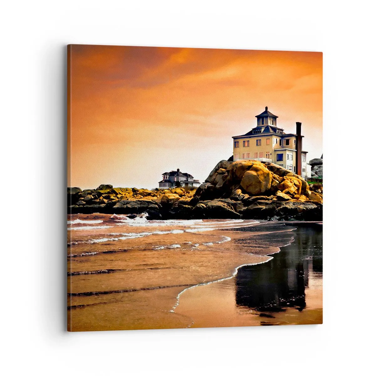 Quadro su tela - Stampe su Tela - L'eleganza della costa ovest - 70x70 cm