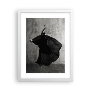 Poster in cornice bianca - Fasce piene di passione - 30x40 cm