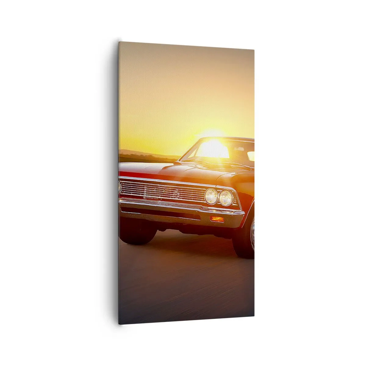 Quadro su tela - Stampe su Tela - Il desiderio è di colore rosso - 65x120 cm