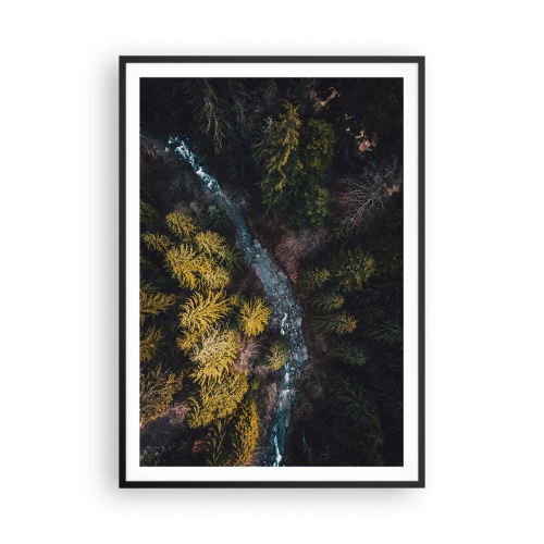 Poster in cornice nera - Sempre più veloce - 70x100 cm