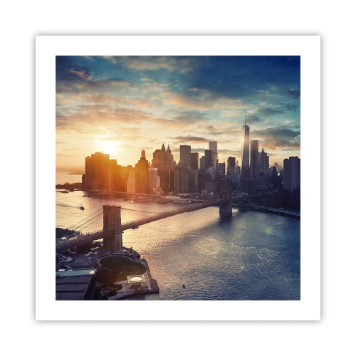 Poster - Il monumento alla cultura dell'occidente - 50x50 cm
