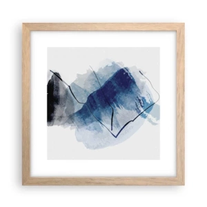 Poster in cornice rovere chiaro - Monte di ghiaccio - 30x30 cm