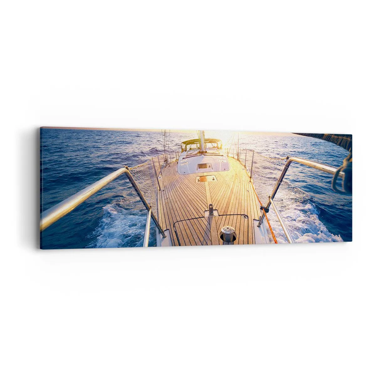 Quadro su tela - Stampe su Tela - Correndo sulle onde - 90x30 cm