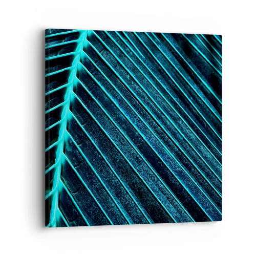 Quadro su tela - Stampe su Tela - La struttura del verde - 30x30 cm