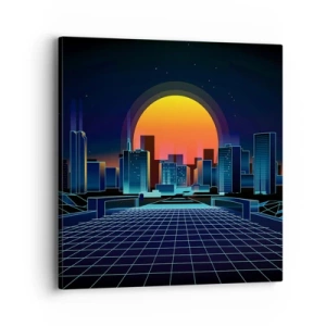 Quadro su tela - Stampe su Tela - Davvero vuoi tornare al mondo reale? - 40x40 cm