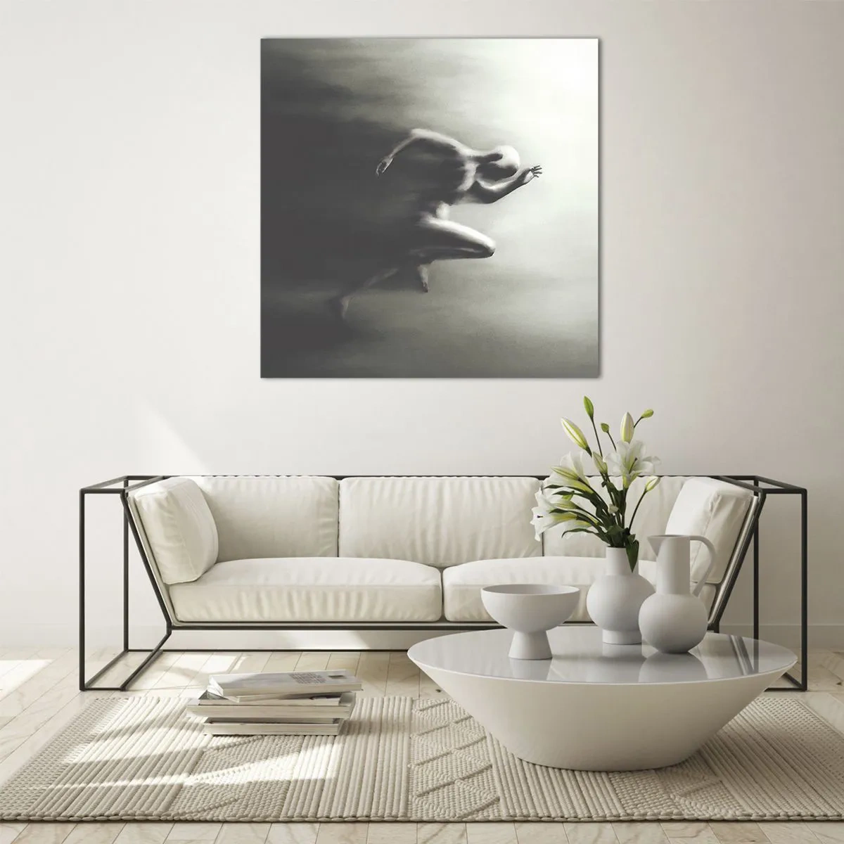 Quadro su vetro - Inarrestabile - 30x30 cm