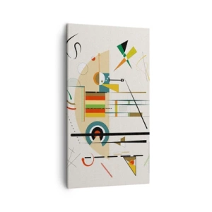Quadro su tela - Stampe su Tela - E il mondo ride - 45x80 cm