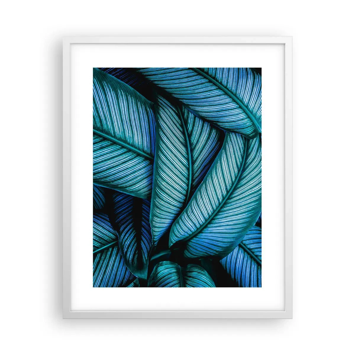 Poster in cornice bianca - Le linee della vita - 40x50 cm