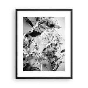 Poster in cornice nera - Un non bouquet di fiori - 40x50 cm