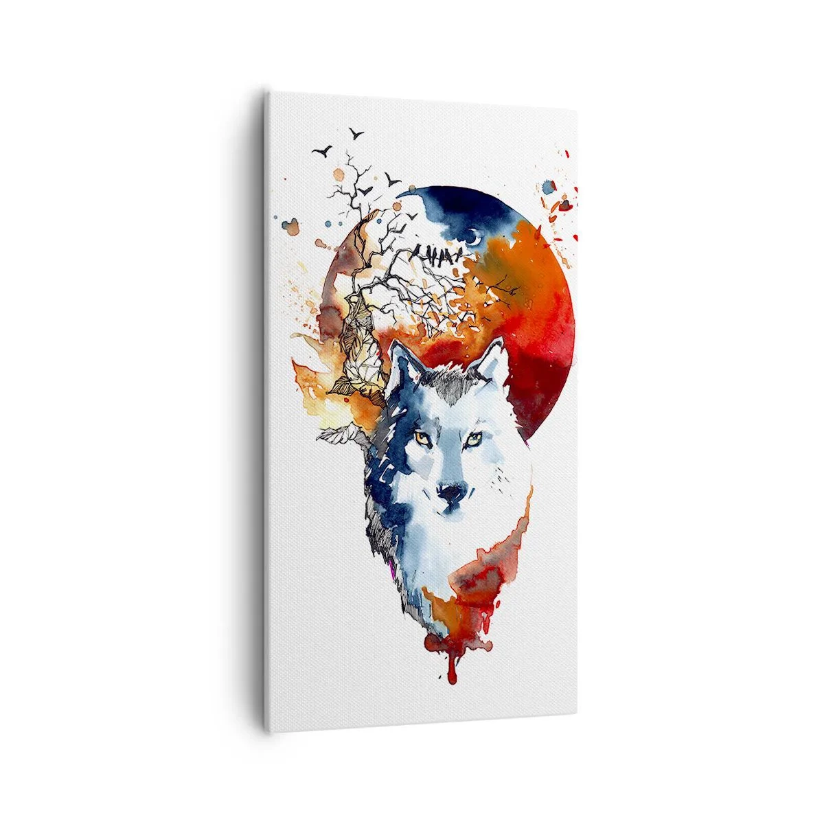 Quadro su tela - Stampe su Tela - Naso a naso con la notte - 55x100 cm