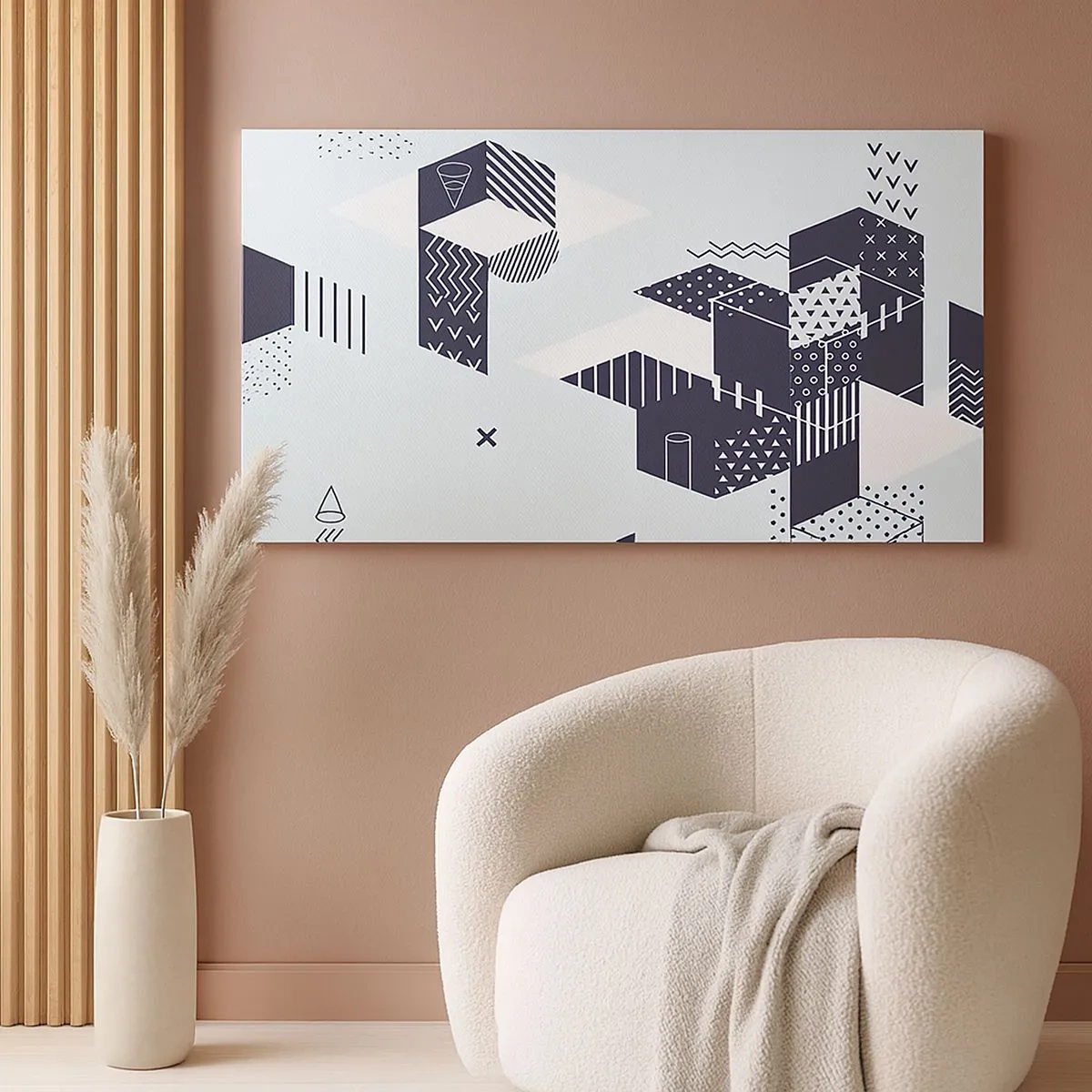 Quadro su tela - Stampe su Tela - La matematica nell'anima - 100x40 cm