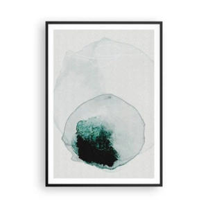 Poster in cornice nera - In una goccia d'acqua - 70x100 cm