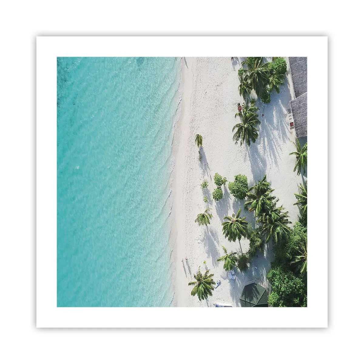 Poster - Vacanze in paradiso - 50x50 cm