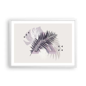 Poster in cornice bianca - L'ombra dell'ombra - 70x50 cm