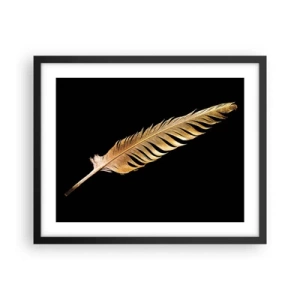 Poster in cornice nera - Non una piuma qualsiasi.... - 50x40 cm