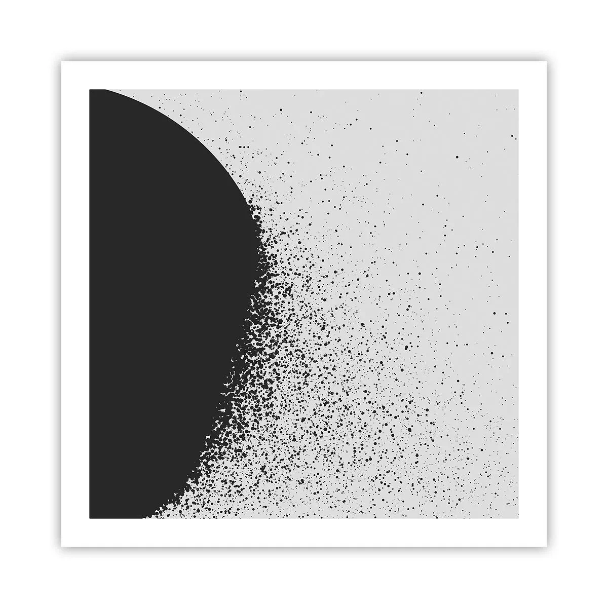 Poster - Il movimento delle particelle - 60x60 cm