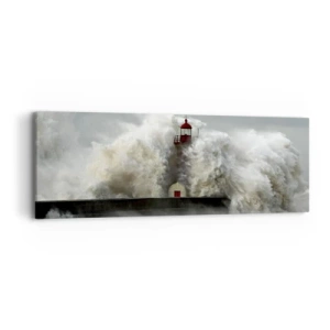 Quadro su tela - Stampe su Tela - L'ira dell'oceano - 90x30 cm