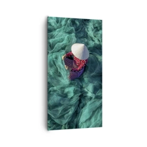 Quadro su tela - Stampe su Tela - Nel mare di reti - 65x120 cm