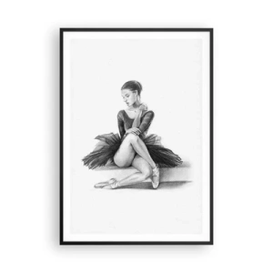 Poster in cornice nera - Incantata dalla danza - 70x100 cm