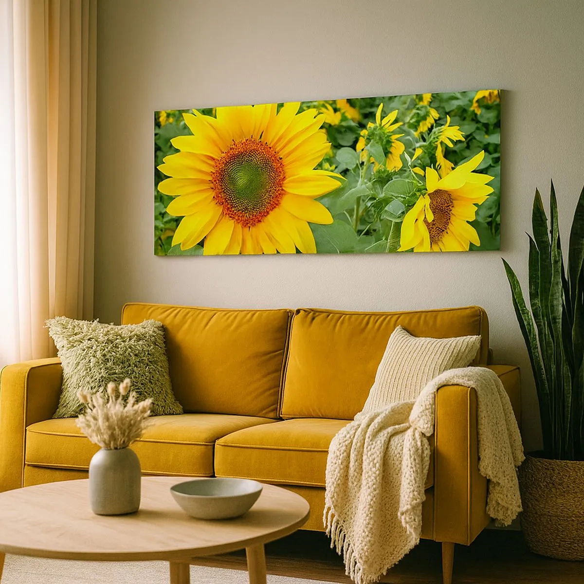Quadro su tela - Stampe su Tela - Centinaia di soli ardono - 100x40 cm