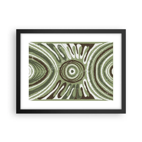 Poster in cornice nera - Esplosione di emozioni - 40x30 cm