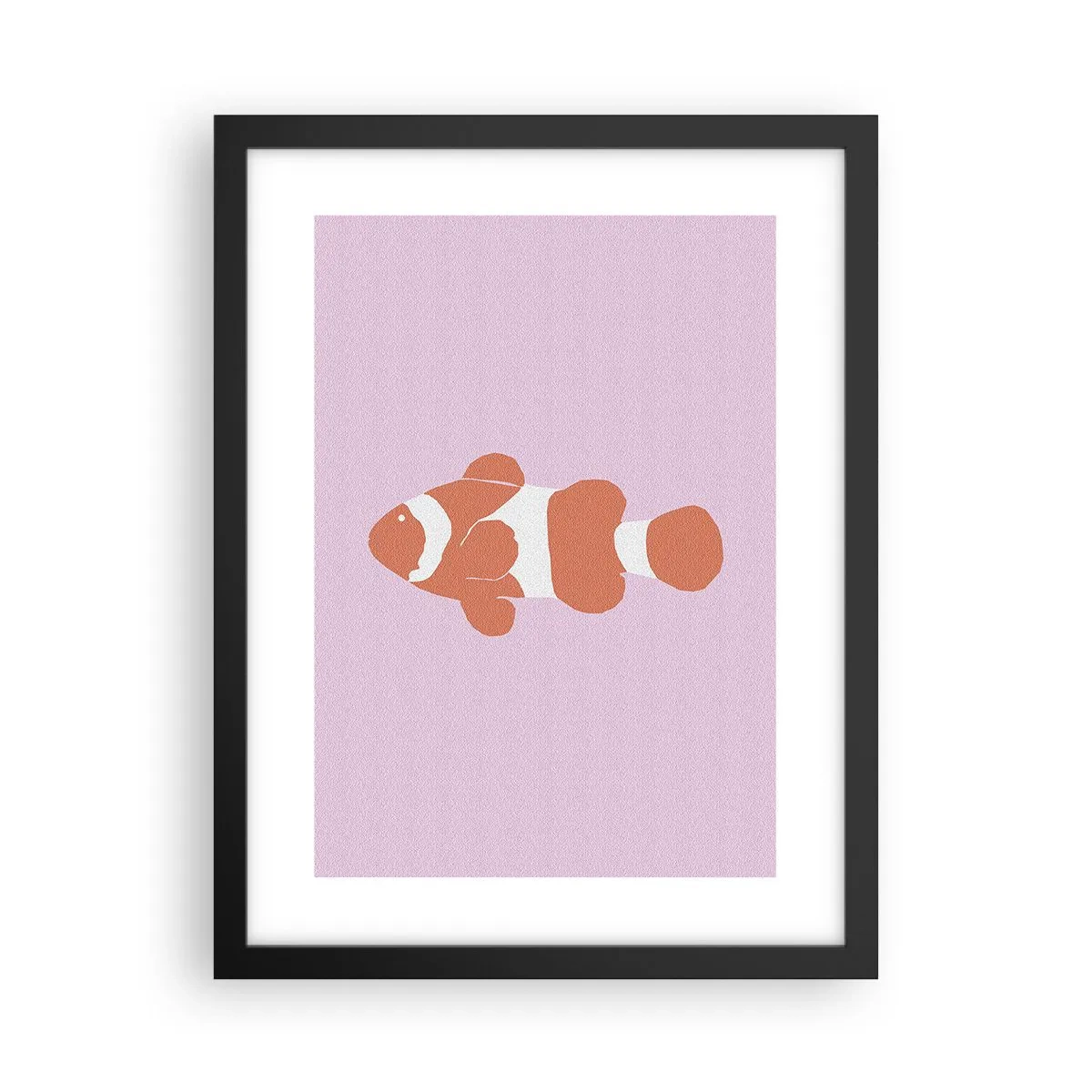 Poster in cornice nera - Abbinato ai coralli - 30x40 cm