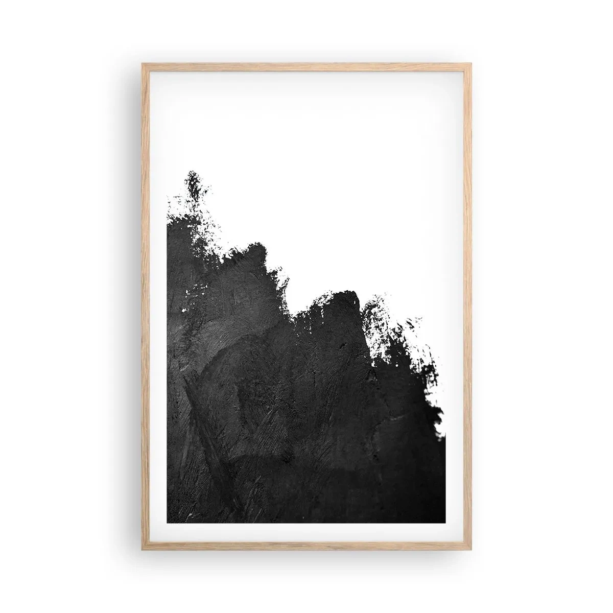 Poster in cornice rovere chiaro - Gli elementi: la terra - 61x91 cm