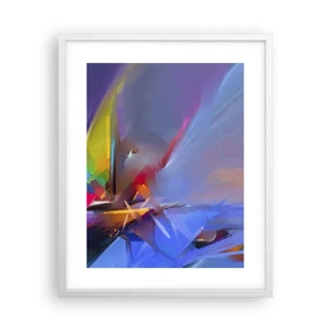 Poster in cornice bianca - Eliche come un uccello - 40x50 cm