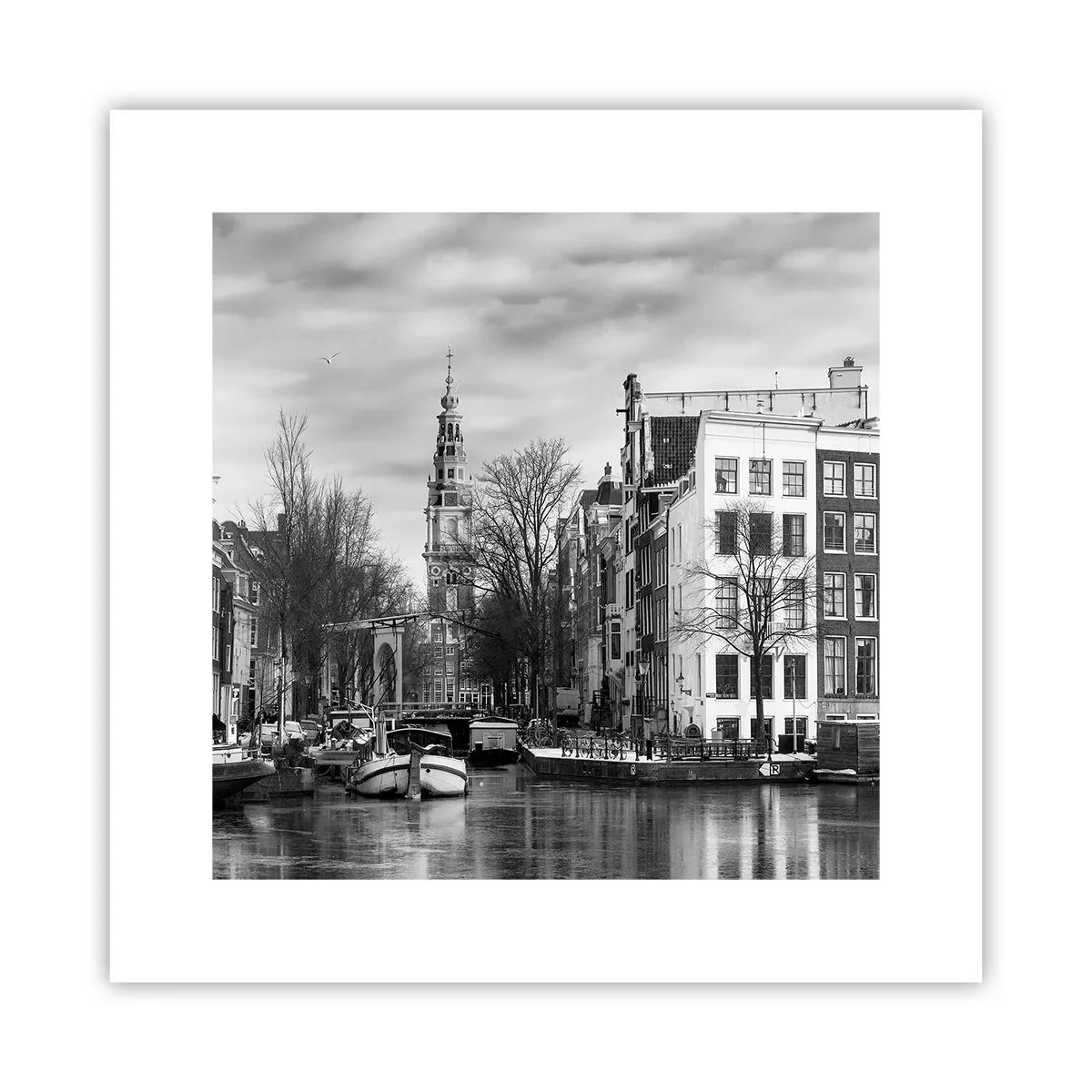 Poster - Atmosfera di Amsterdam - 30x30 cm