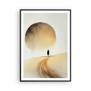 Poster in cornice nera - Ed è nostalgia - 70x100 cm