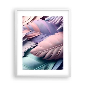 Poster in cornice bianca - Eleganza per uccelli - 40x50 cm