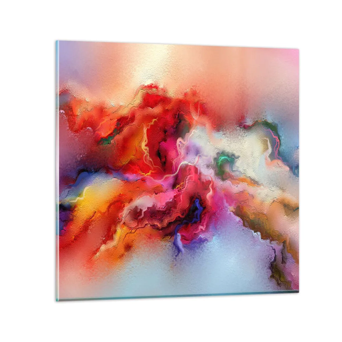 Quadro su vetro - Come afferrare i sogni: fumo - 30x30 cm