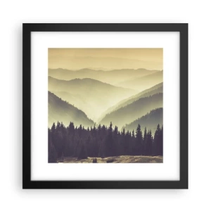 Poster in cornice nera - Dopo sette montagne… - 30x30 cm