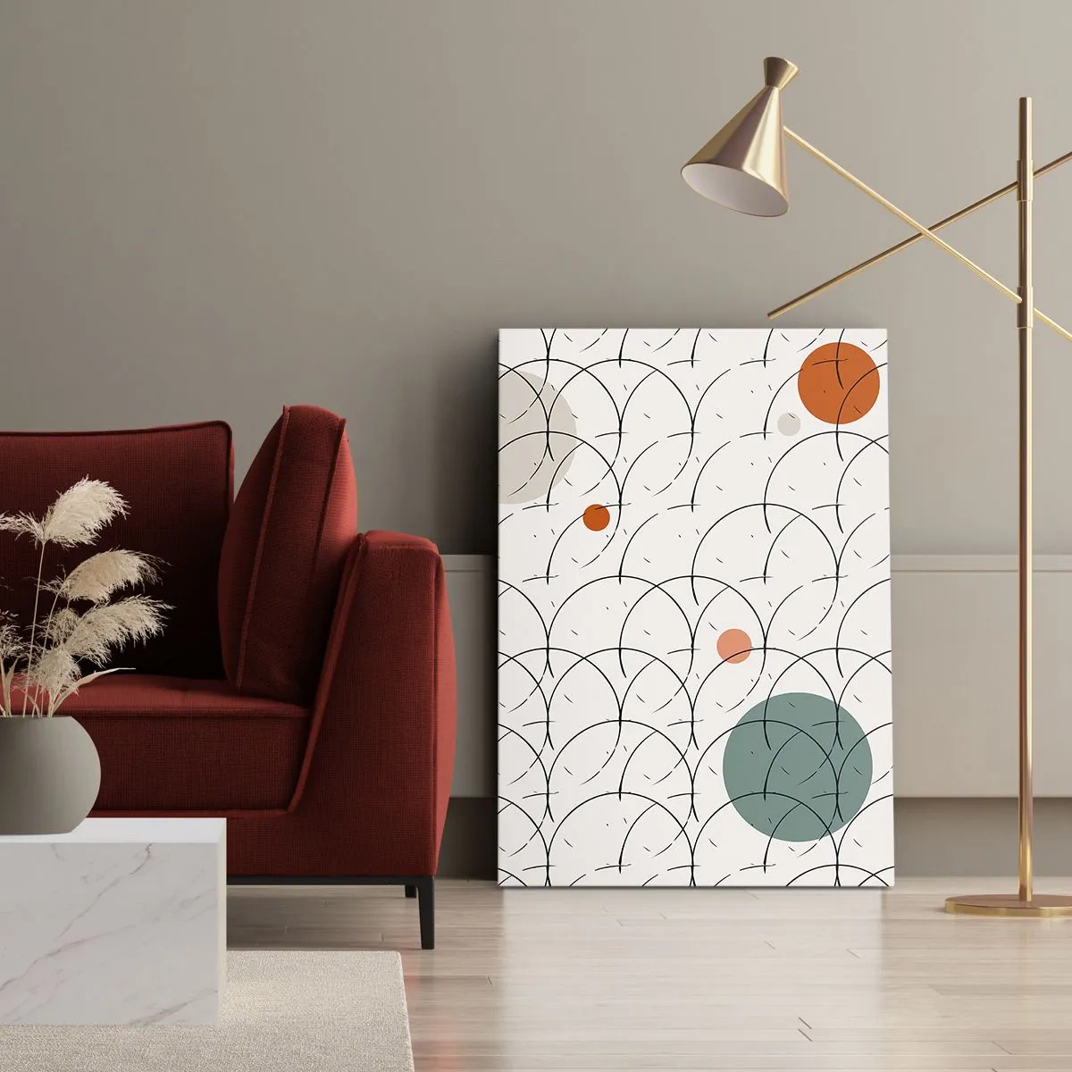 Quadro su tela - Stampe su Tela - Nello spirito della pop-art - 45x80 cm