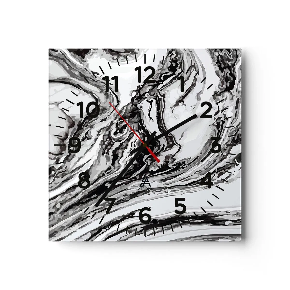 Orologio da parete - Orologio in Vetro - All'inizio vi era il caos - 30x30 cm