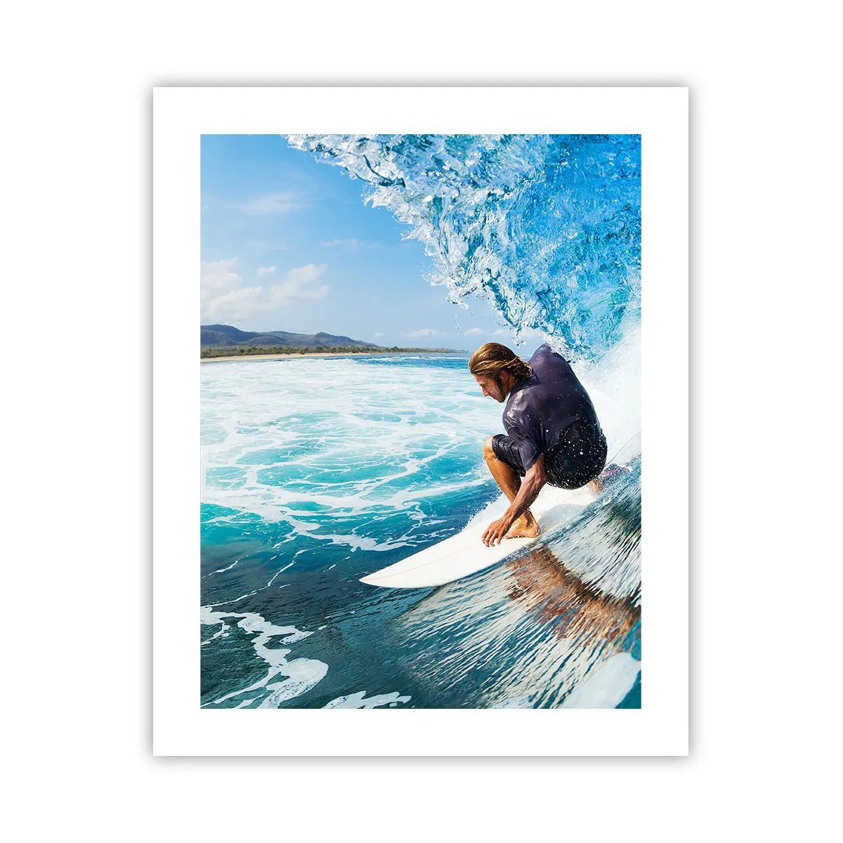 Poster - Ballando con le onde - 40x50 cm