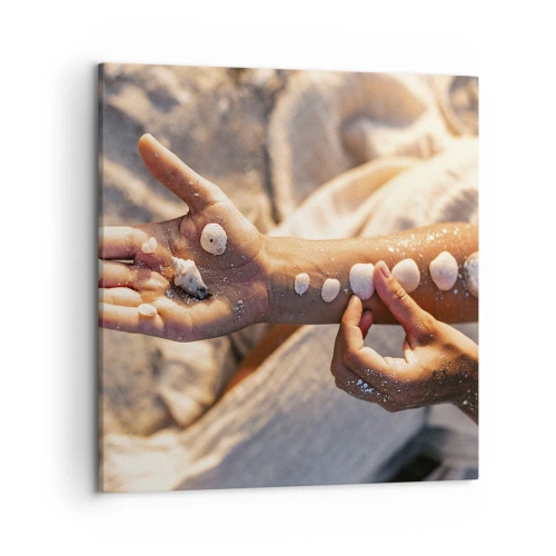 Quadro su tela - Stampe su Tela - La bellezza a portata di mano - 50x50 cm