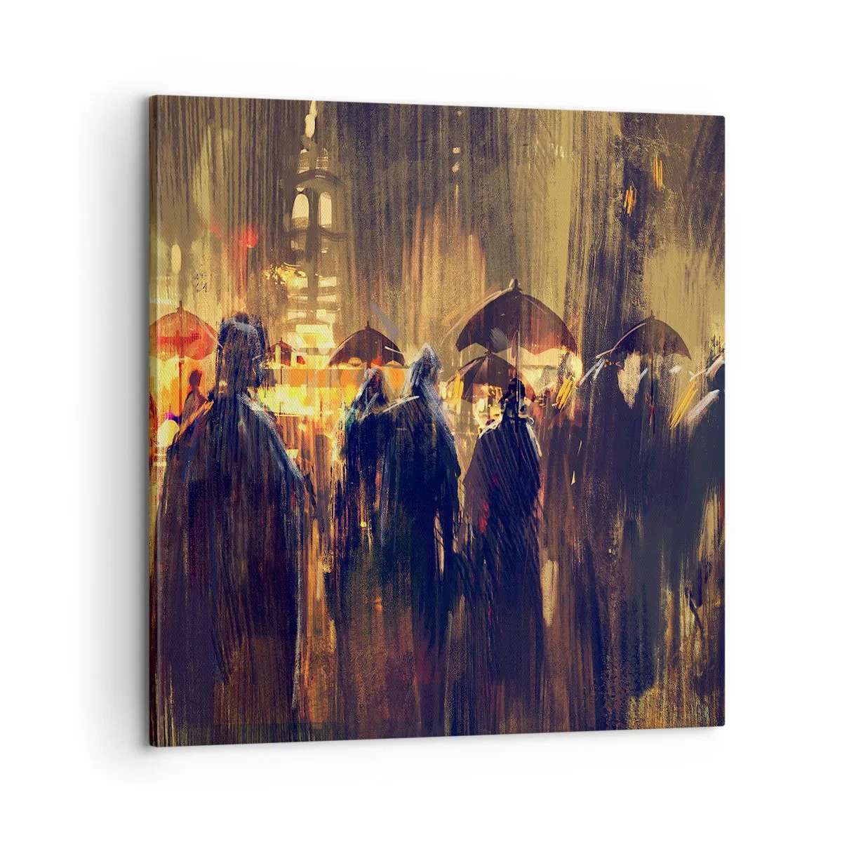 Quadro su tela - Stampe su Tela - Gli adoratori della pioggia - 60x60 cm